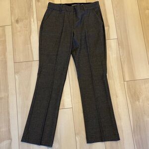 Express Gray Columnist Barely Boot MidRise Trousers 6S